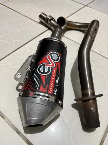 Escapamento evo estágio 2 Crf 250 