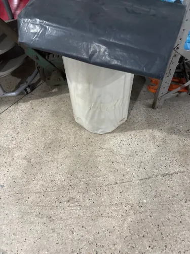 Encerado plástico preto