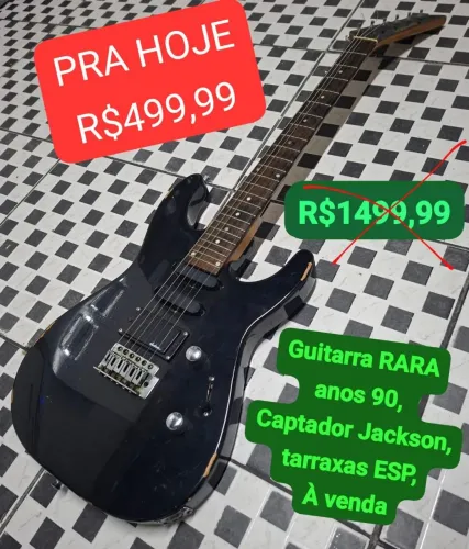 Torrando guitarra estilo jackson