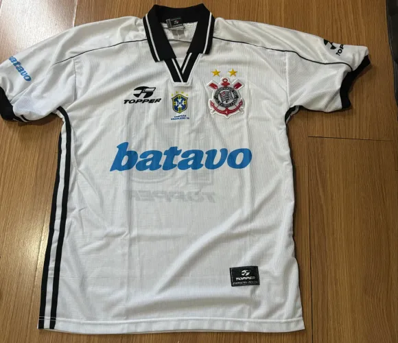 Camisa Corinthians Topper batavo 1999 branca original da época