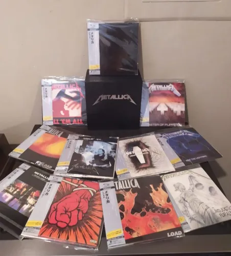Box cd Metallica importado japonês