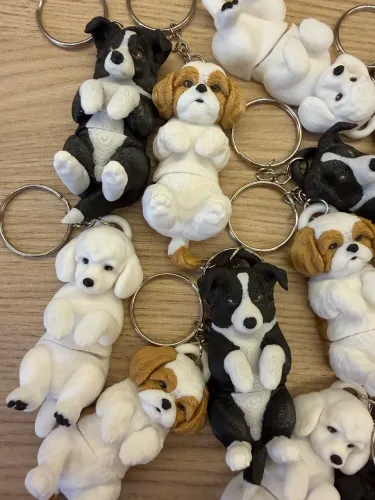 Chaveiro de Cachorro Personalizado em Impressão 3D - Diversas Raças Disponíveis Pet Shop