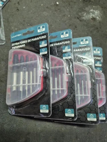 KIT 6 PEÇAS - EXTRATORES DE PARAFUSOS