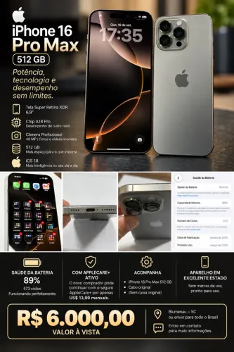 iPhone 16 Pro Max 512gb