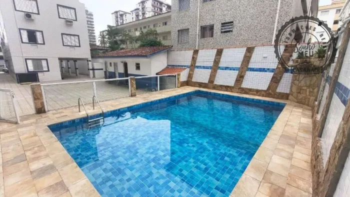 Canto do Forte 40 m² 1 dorm Mobiliado 400 m da praia e 1 vaga