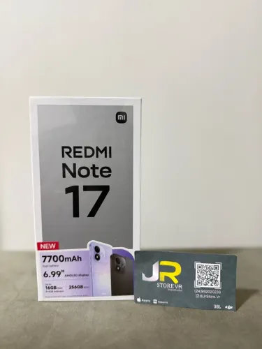 Redmi Note 17 8/256GB Black - Novo Lacrado - Pronta Entrega