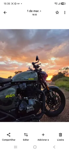 Vende-se Royal Enfield Shotgun 650 - Único Dono - Apenas 3.000 km!