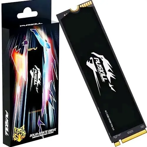 SSD NVME 1TB 1 TERA PUSKILL PCIe 3.0 x4 M2 2280 DISSIPADOR GRAPHENO PRODUTO ORIGINAL NOVO