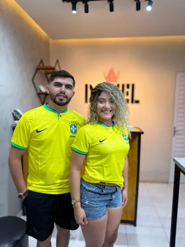 Kit casal da seleção brasileira