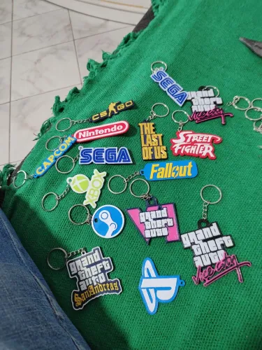 Chaveiro gamer 3d 