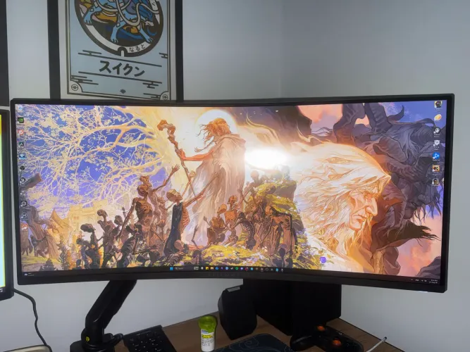 Monitor Gamer Curvo Alienware 34 WQHD (3440 x 1440), 180 Hz, AW3425DWM