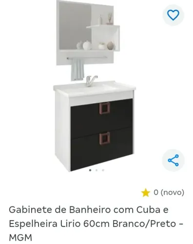 Armário de banheiro