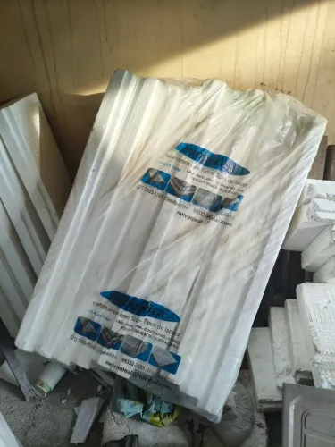 35 placas de isopor EPS para laje - 100×33×7 cm<br>Sobras de obra