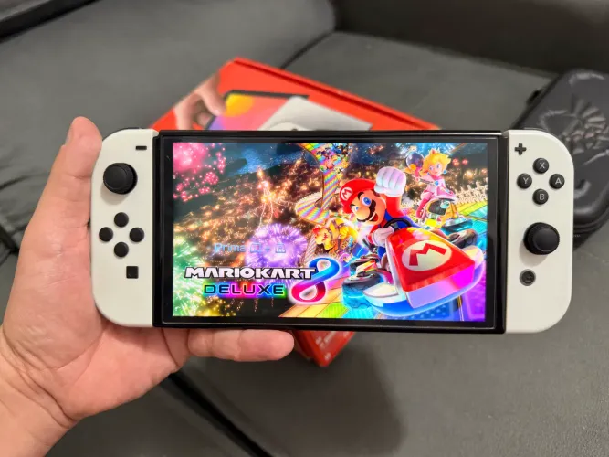 Switch Oled desbloqueado 128gb