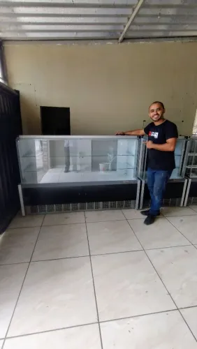 BUFFET SELF SERVICE CONJUGADO TÉRMICO/REFRIGERADO 2 METROS LINHA VITRA GELOPAR 