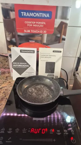 Cooktop de Indução Portátil Tramontina Slim Touch El 30 110v