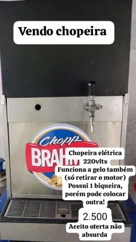 Vendo choperia PROMOÇÃO 