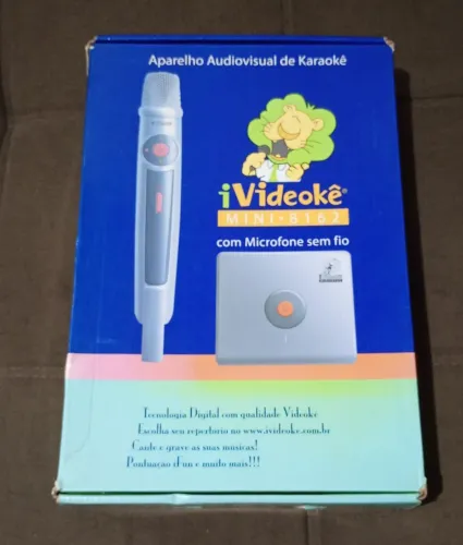 Karaokê ivideokê Mini- 8162 com mais de 2000 músicas