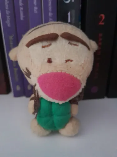Mini Pelúcia de Tigre Com Trevo de 4 Folhas