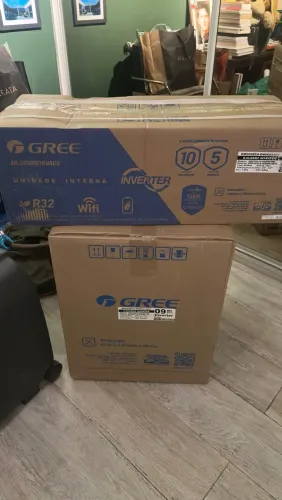 Ar condicionado GREE inverter 9000 na caixa