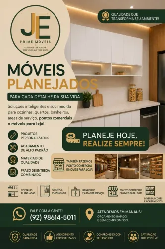 MOVEIS PLANEJADOS COZINHA/SALA/QUARTO/LOJA MDF