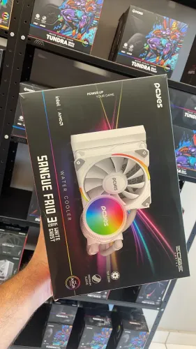 Water cooler pcyes sangue frio 3 white ghost ARGB