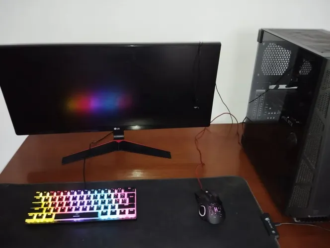 PC GAMER COMPLETO RTX 3060 12GB + MONITOR LG ULTRAWIDE + RYZEN 5 + PERIFÉRICOS DE BRINDE