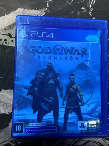 ? God of War Ragnarok ? PS4, Mídia Física em Bom Estado
