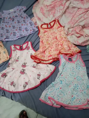 Combo Vestidos De Bebê Tamanho P