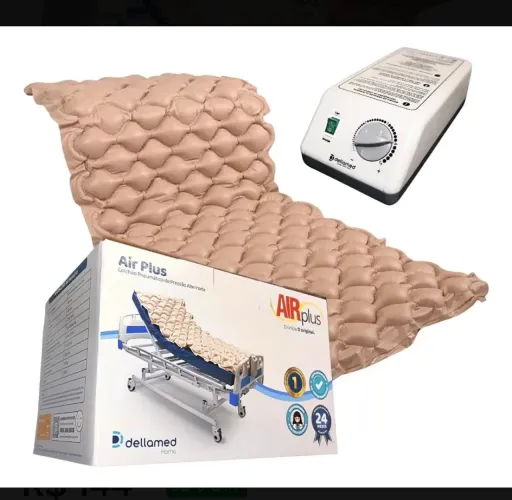 Colchão antiescara pneumático de ar inflável para acamados