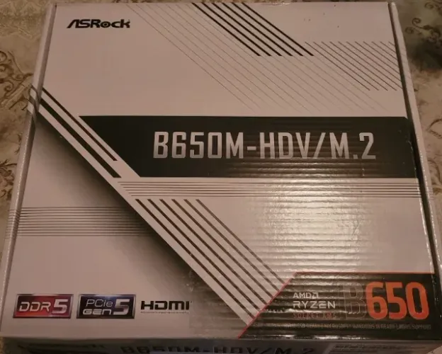 ASRock B650M-HDV/M.2 NOVA + nota fiscal e garantia