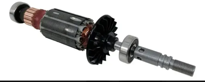 Induzido da máquina dremel acompanha o carvão