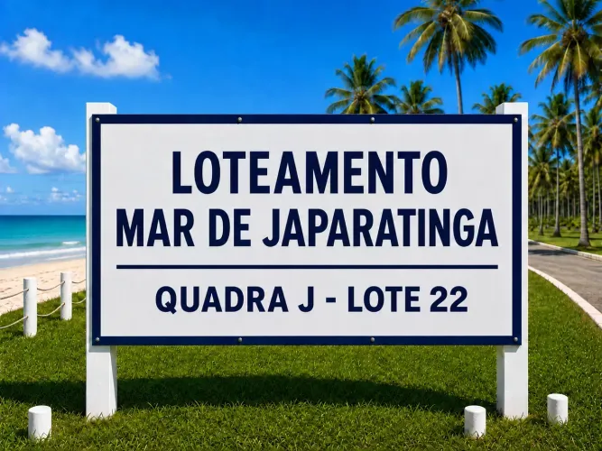 ADC JAPARATINGA - 434,26M² COM PROJETO PARA SUA CASA A BEIRA MAR