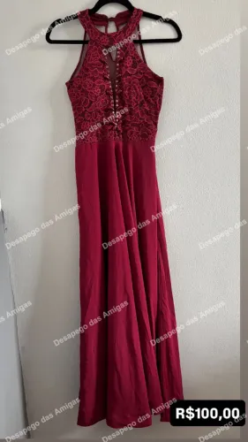 Vestido Marsala Vermelho Vinho