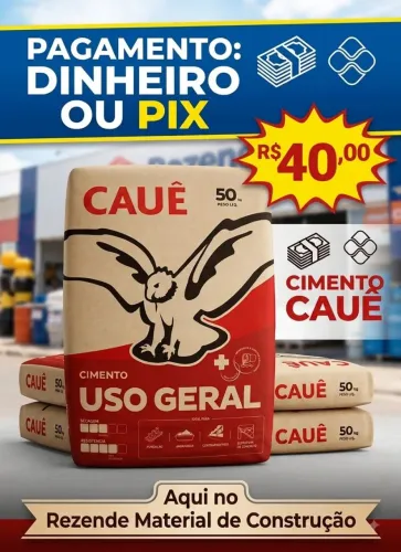 Cimento Cauê barato