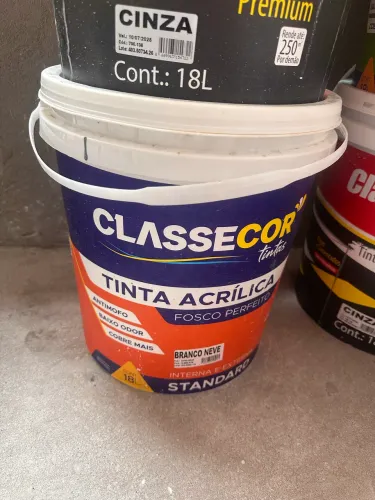 Vendo tinta banco neve int/ext