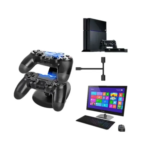 Carregador Duplo para Controle PS4 Genérico