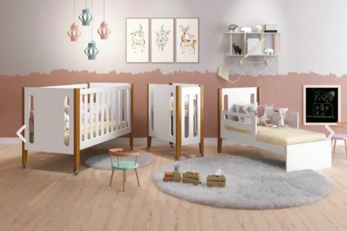 Quarto de bebê - 100% MDF | Móveis Reller