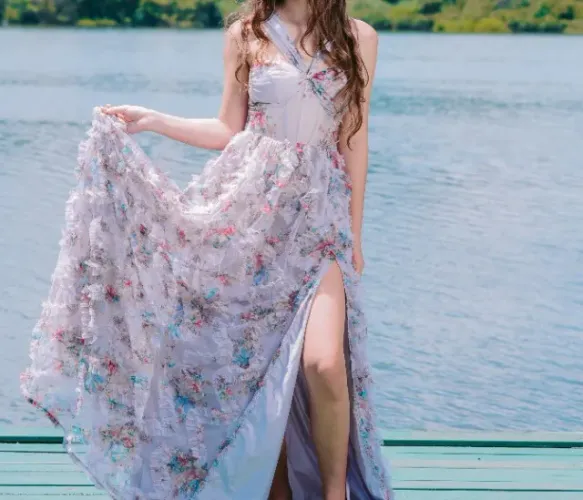 vestido de debutante/formatura
