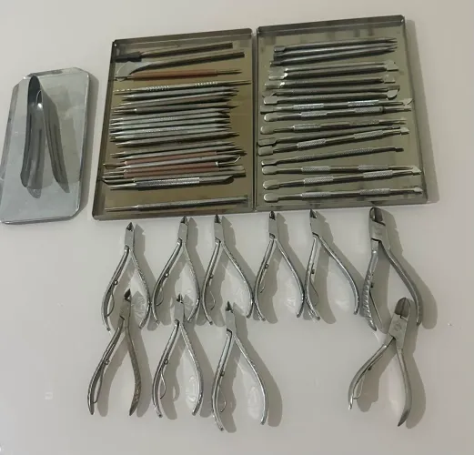 Kit profissional de manicure/podóloga