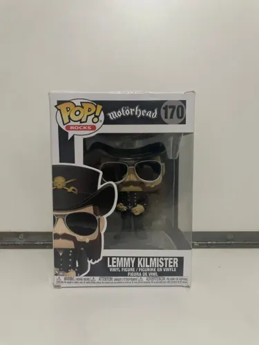 funko pop lemmy motorhead boneco na caixa original (eua)