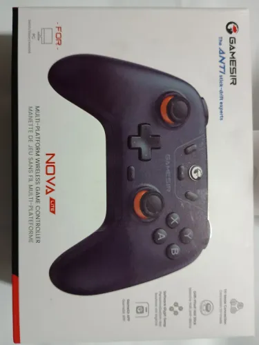 Controle Gamesir T4 Nova Lite sem Fio para Pc Switch Android Steam Celular Cor Preto