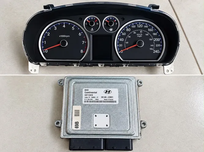 Painel Instrumentos + Módulo Injeção Hyundai i30 - Original