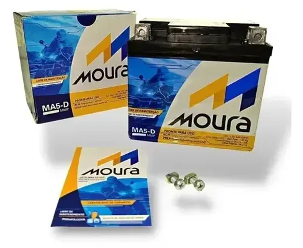 Bateria de 5 amperes para CG 150 / Biz 125