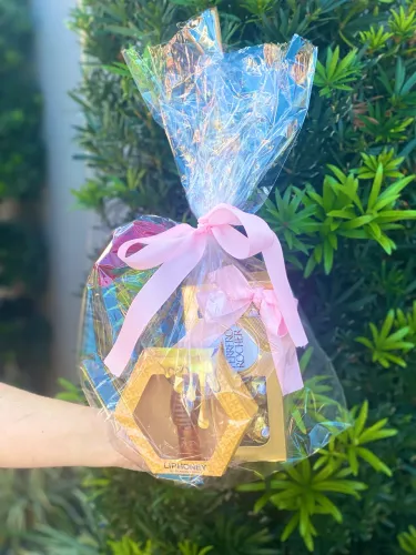 Kit Ferrero Rocher com Lip Gloss