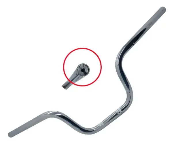 Guidão CG Titan Fan 160 Cromado Com Peso Interno Cometa