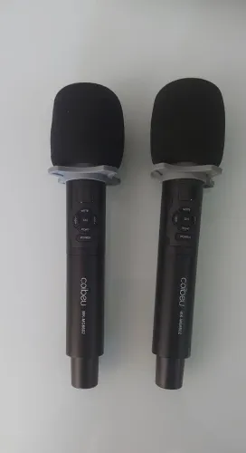 2 microfones sem fio novos