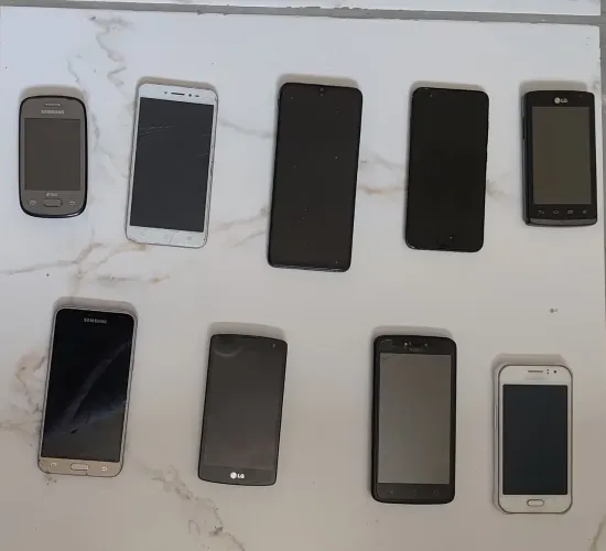 Lote de celulares