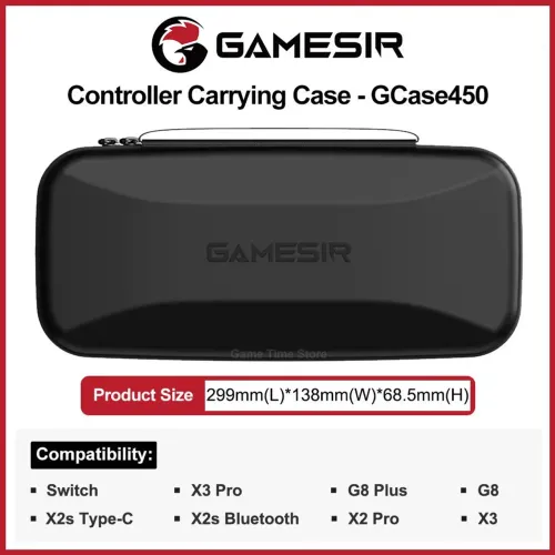 Case GameSir GCase450 p/ Nintendo Switch 1 Lite, Regular e OLED, Nintendo Switch 2 e mais