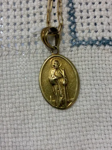Medalha de ouro são judas Tadeu 3.4